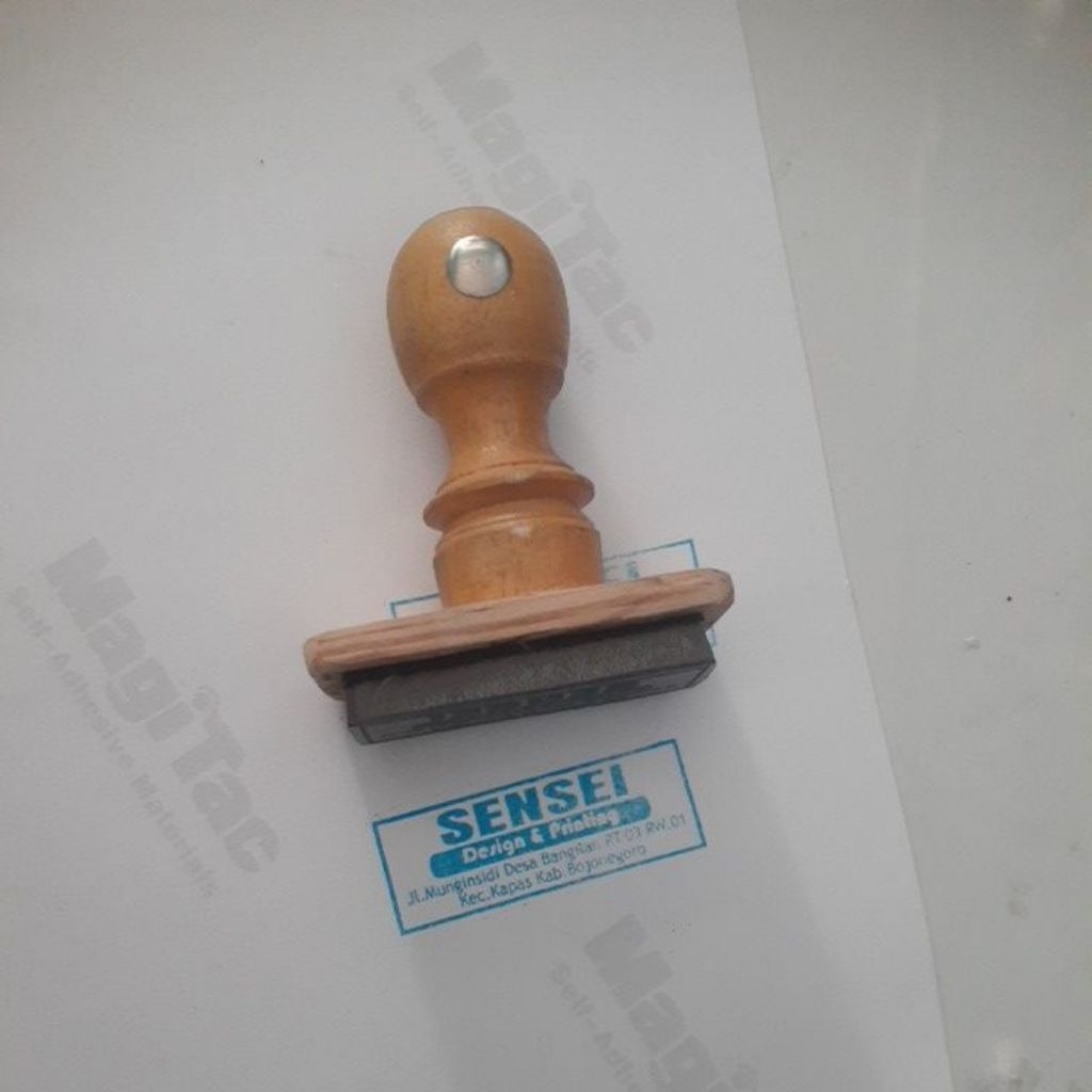 

stempel kayu (bahan karet flash)