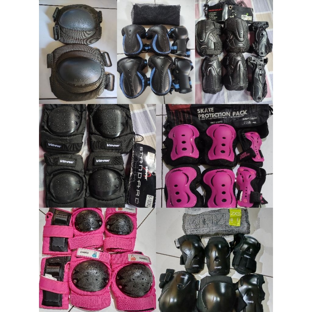 preloved pengaman deker inline skate sepatu roda Skateboard Skuter Sepeda BMX Profesional olahraga e