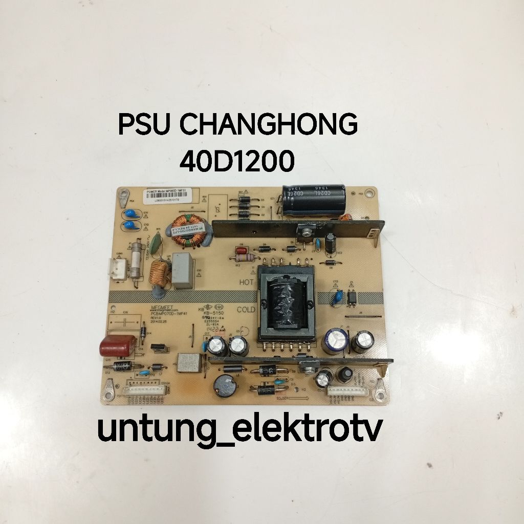PSU TV CHANGHONG 40D1200 POWER SUPPLY REGULATOR TV CHANGHONG 40D1200