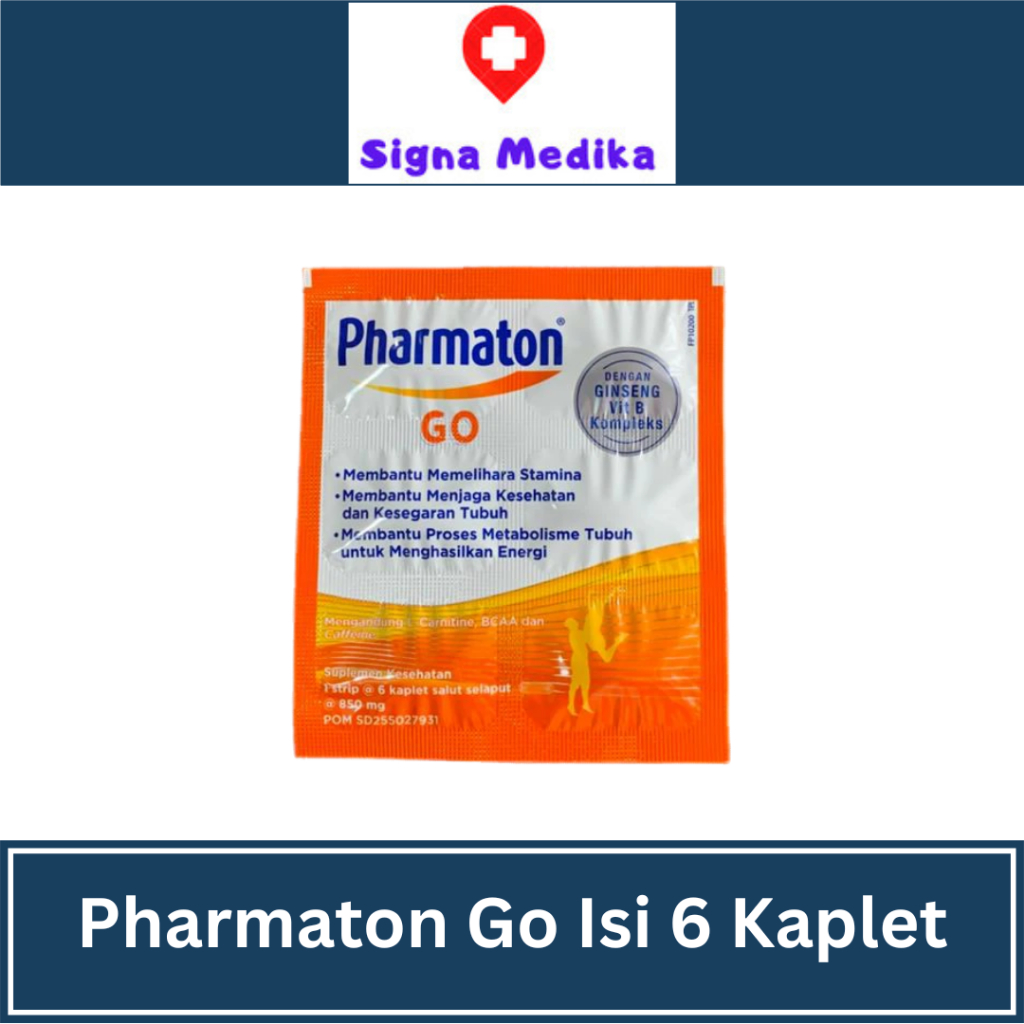 Pharmaton GO Isi 6 Kaplet - Vitamin Stamina Ginseng