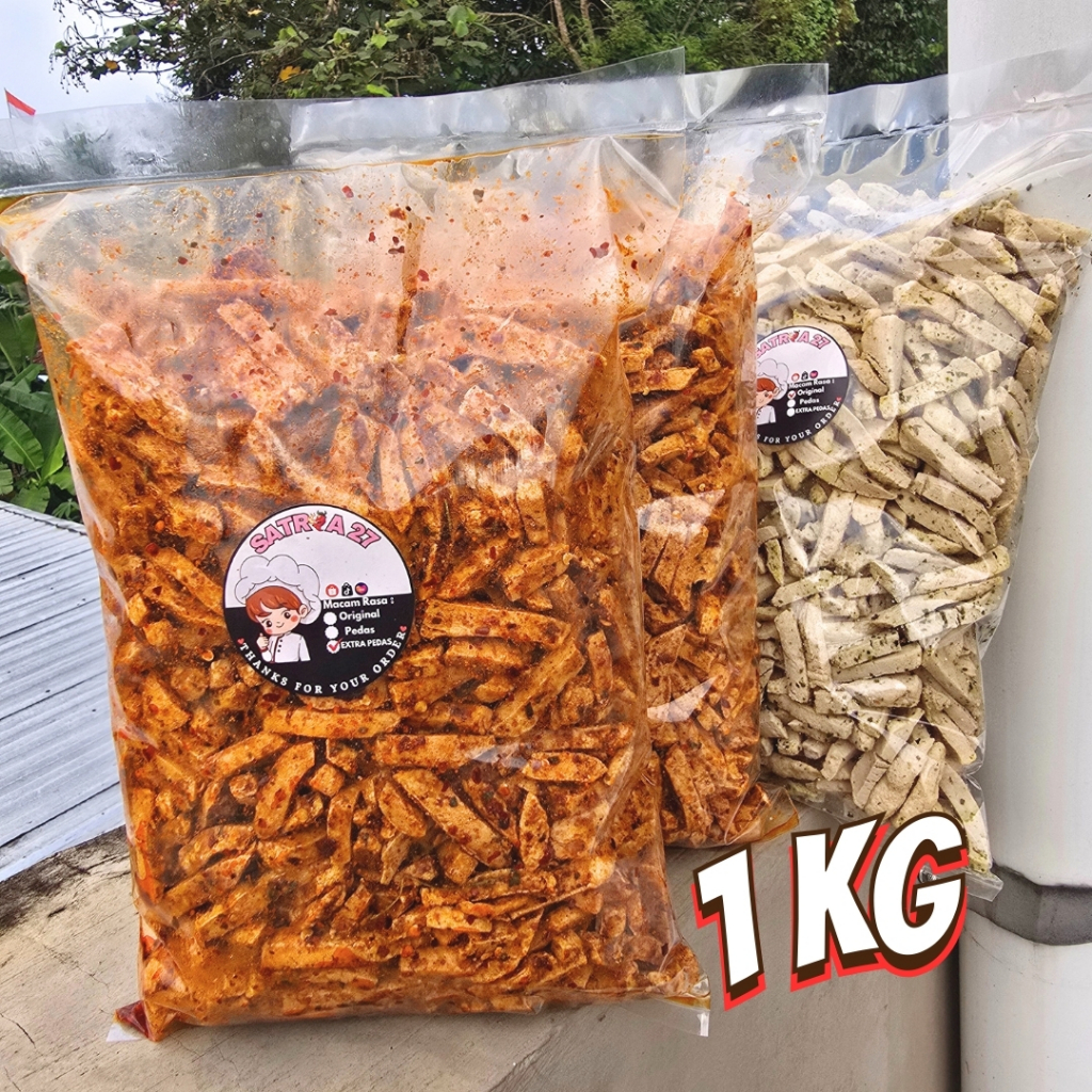 

Basreng pedas daun jeruk isi 1kilo