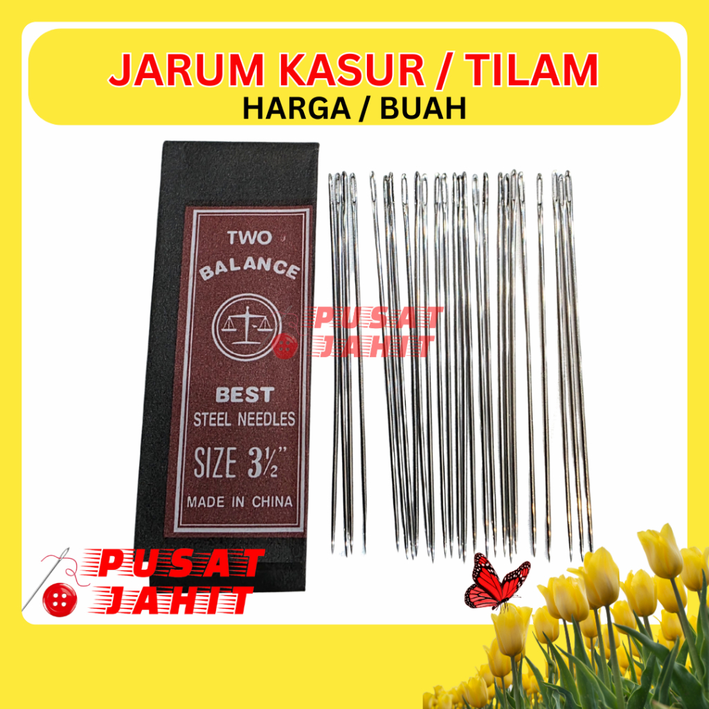 (1 pcs) Jarum Jahit Tangan TILAM KASUR