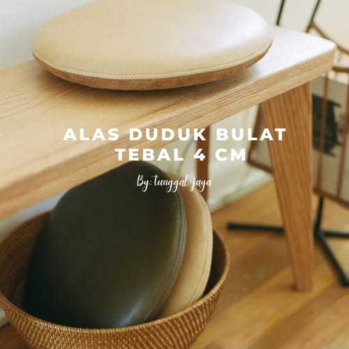 ALAS DUDUK BULAT TEBAL 4 CM/ALAS DUDUK LESEHAN/ALAS DUDUK KURSI/KAINS OSKAR