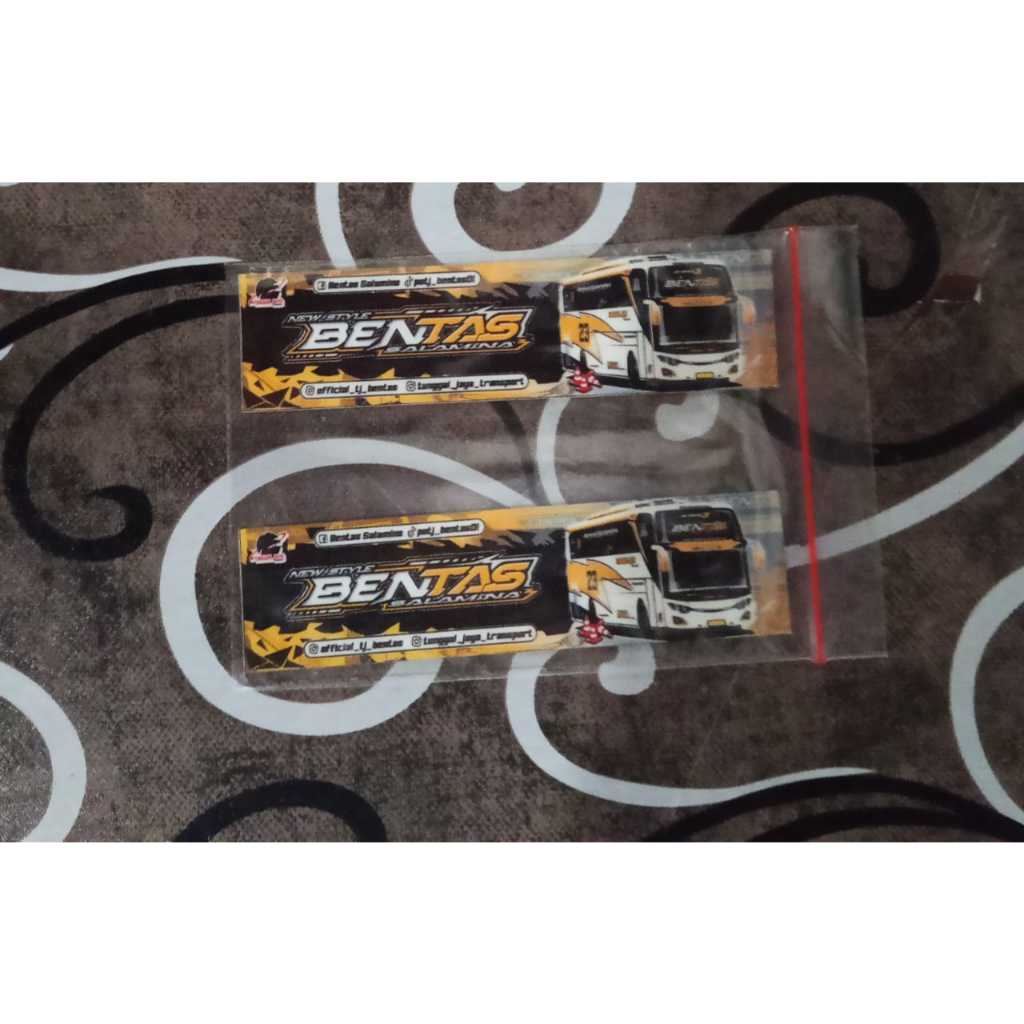 stiker bus tunggal jaya "bentas"