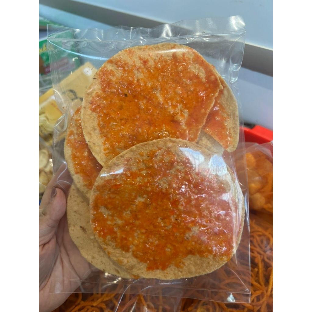 

KERIPIK OPAK BALADO +- 100 GR