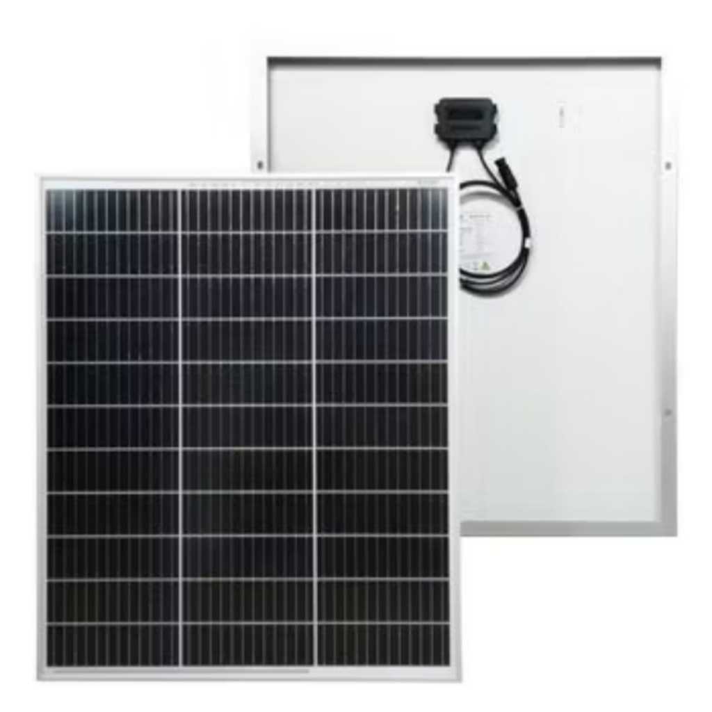 PAKET UPS SOLAR PANEL 100WP SILVER 100WP BLACK SOLANA SOLAR PANEL 100WP UPS 100WP