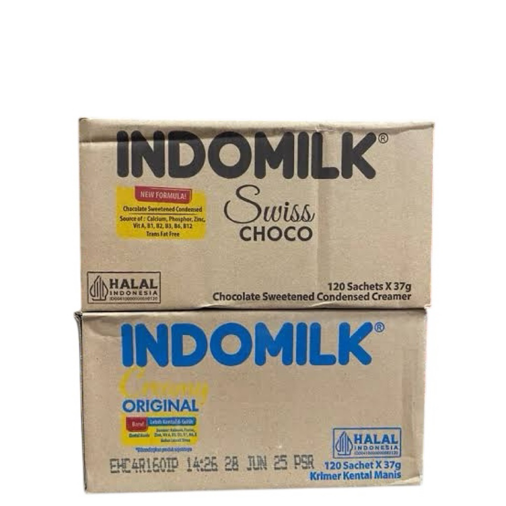 

Susu Kental Manis Sachet Indomilk 37 Gram 1 karton isi 20 Pack