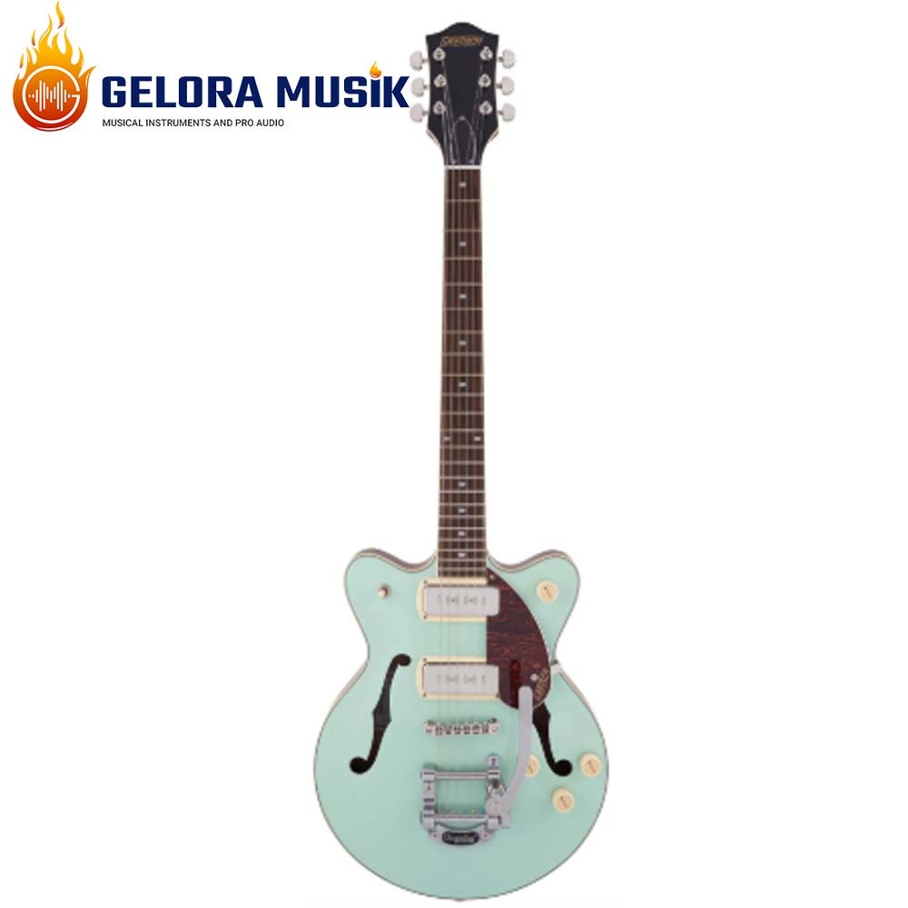 Gitar Elektrik Gretsch G2655T-P90 Streamliner Center Block Jr Laurel FB 2-Tone Mint Metallic