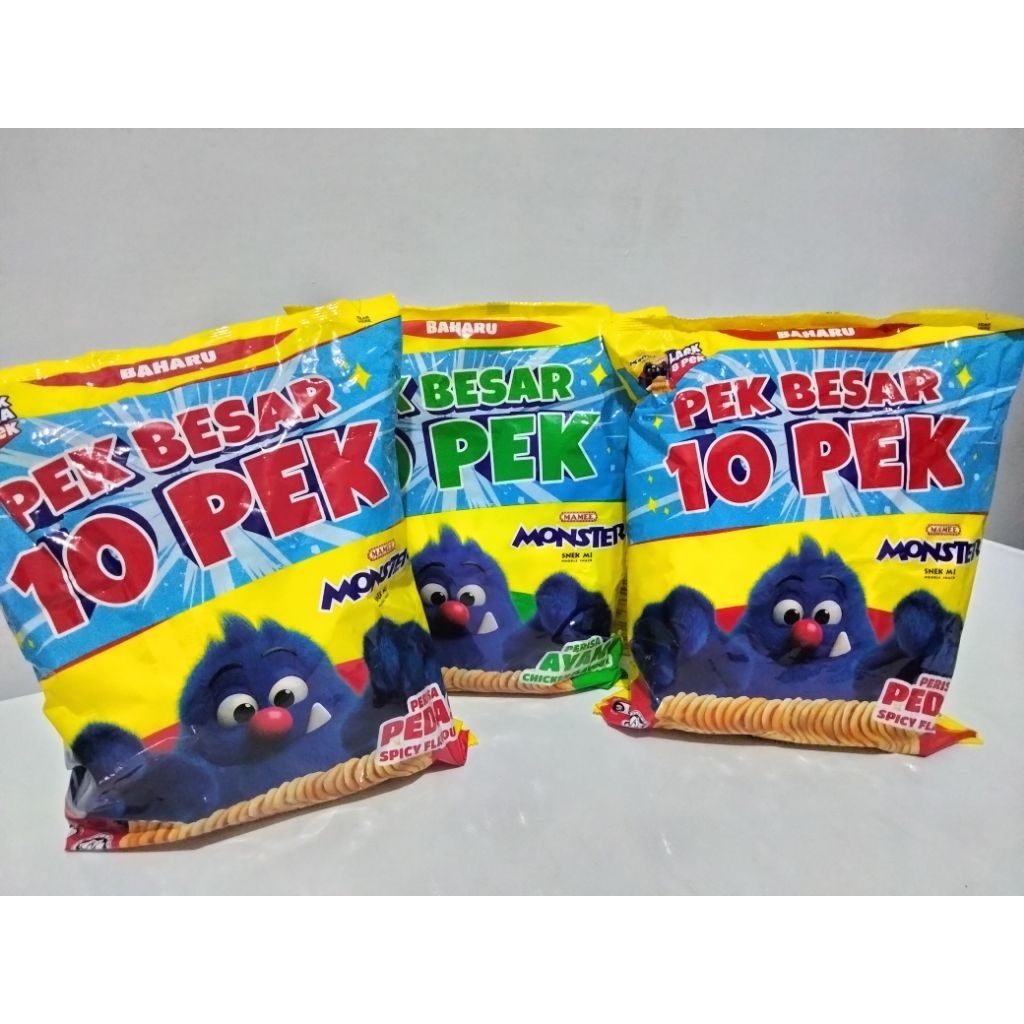 

Mamee Monster Snack – Pek Besar 10 Pack
