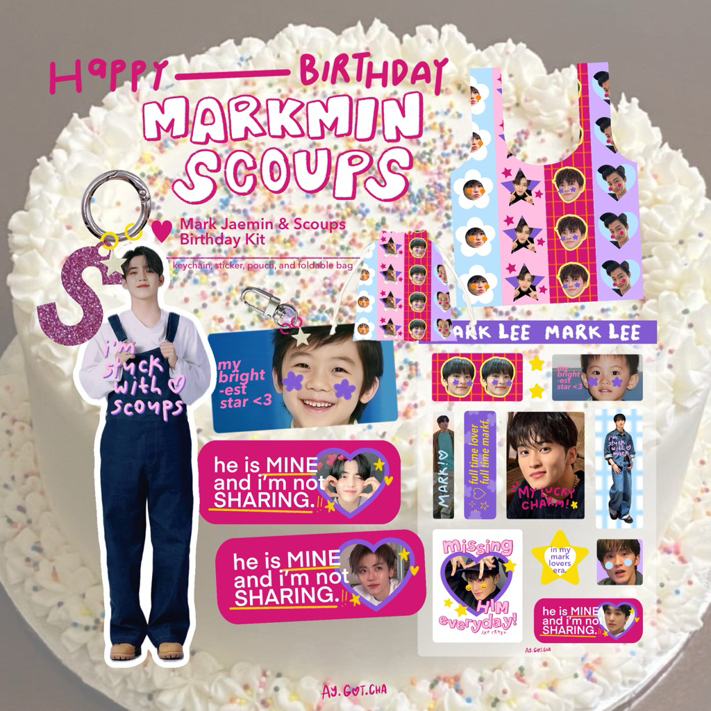 Pelunasan: Mark Jaemin Scoups Birthday Kit ☆