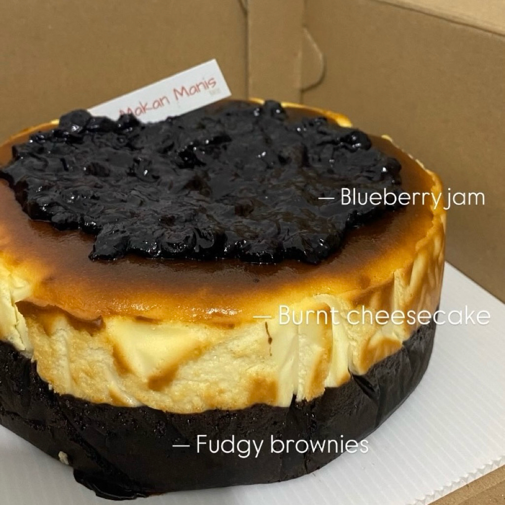 

(PO HANYA 1 HARI) Burnt Cheesecake Brownies | Birthday cake | Hampers