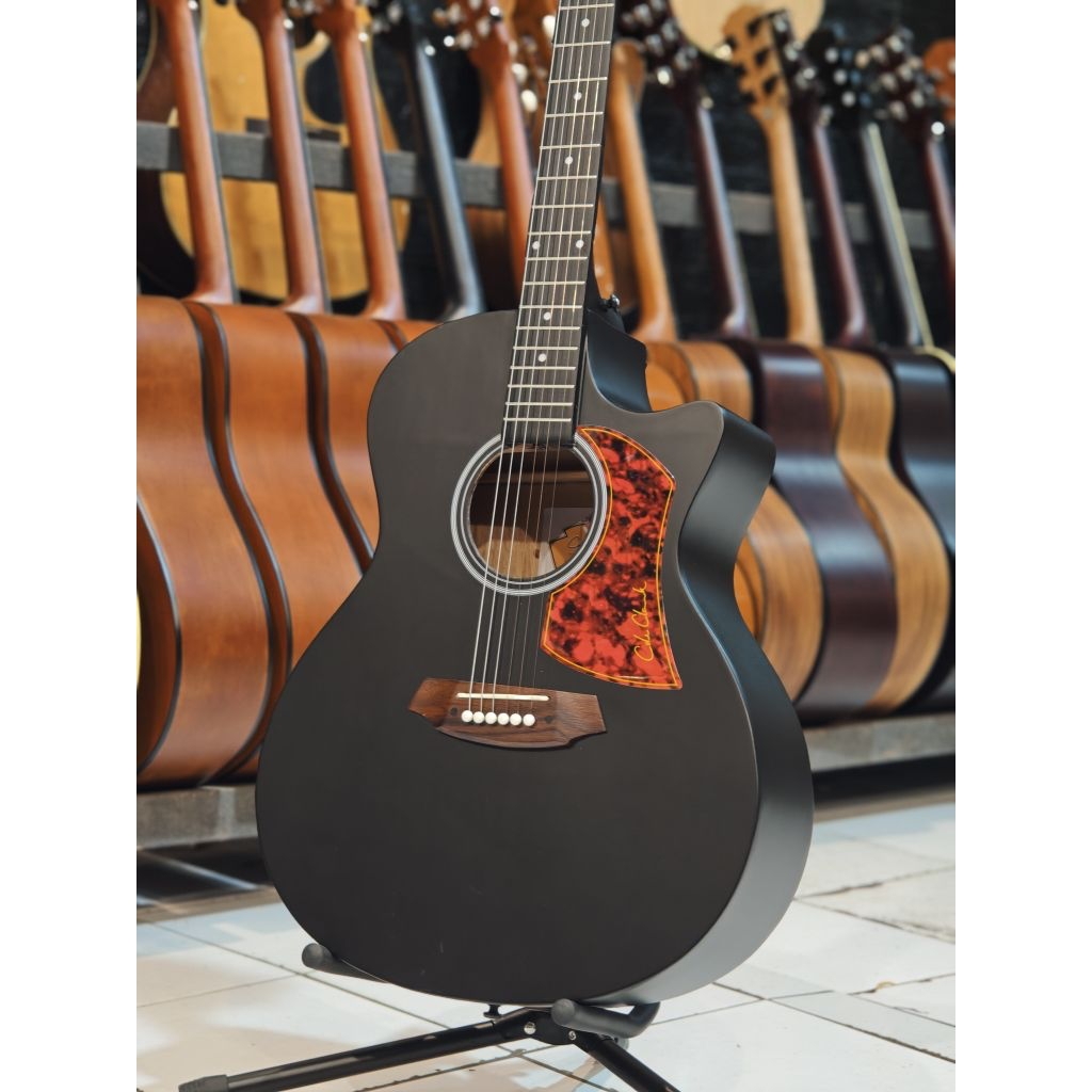 Gitar Akustik cole Clark hitam