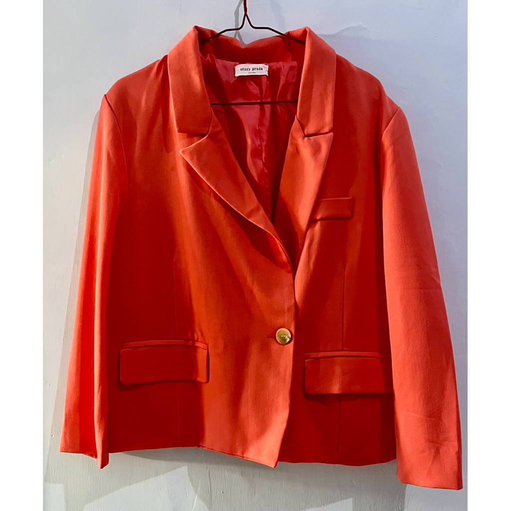 Blazer peach branded preloved