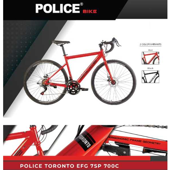 Sepeda Balap Element RoadBike Police Toronto EFG 700C Police Toronto EFG 7Sp