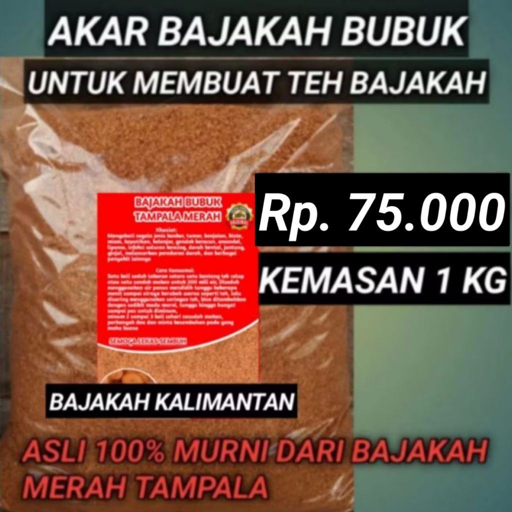 

COD/ 1 KG BAJAKAH BUBUK UNTUK MEMBUAT TEH BAJAKAH ASLI 100% MURNI DARI BAJAKAH MERAH TAMPALA