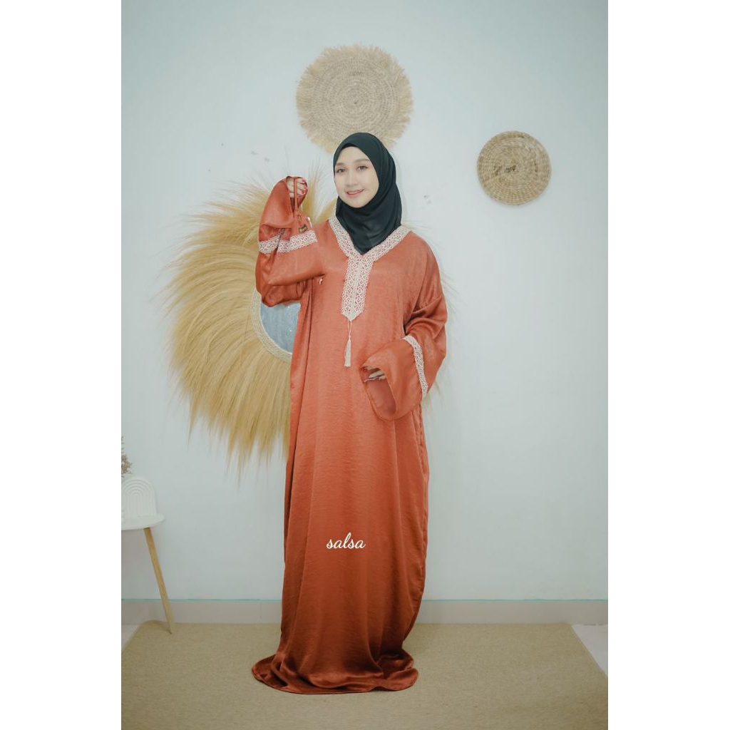 SESYA SIZE XL DEWASA mukena abaya sholat terbaru 354 by Jihan salsa