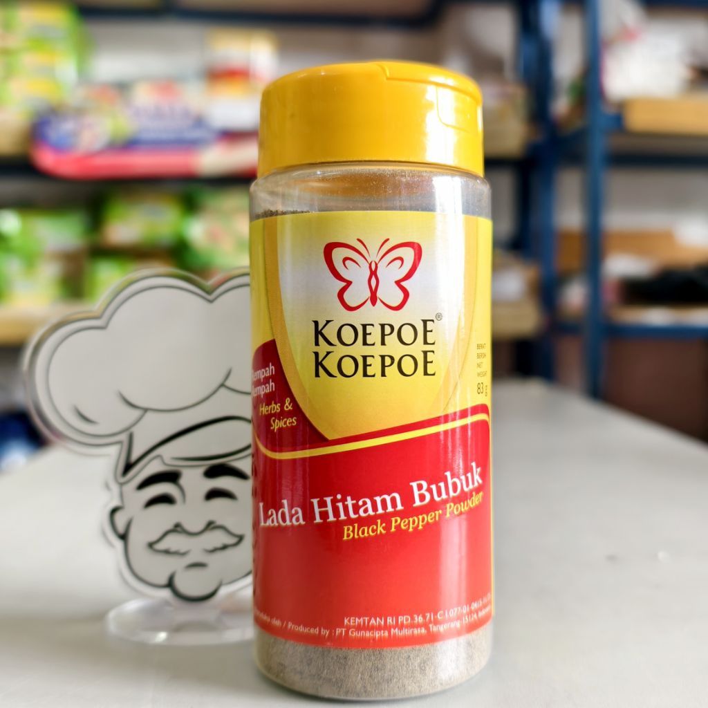 

Koepoe Lada Hitam 83Gr / Lada Hitam Bubuk / Blackpepper Powder 83Gr