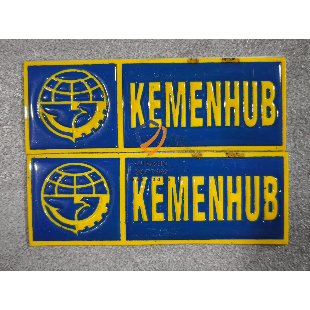 Sticker Plat Keluarga Besar Kemenhub (B) - Stiker Plat Kemenhub - Stiker Kemenhub
