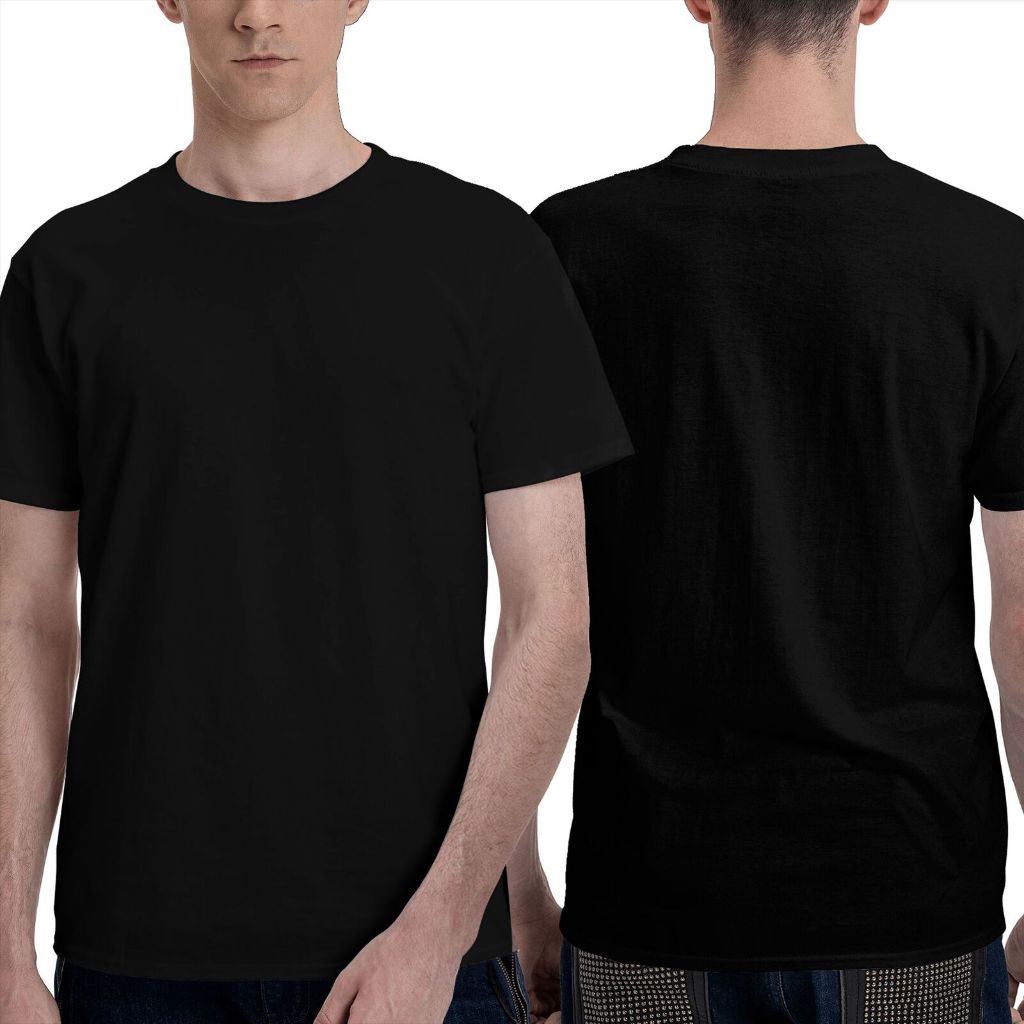 Kaos warna solid pria, versi kapas murni, opsional multi-warna, serbaguna, olahraga dan kasual, keme