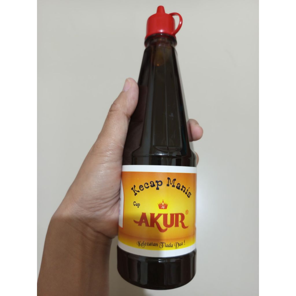 

Kecap manis "AKUR" produksi Salatiga botol kemasan 300ml