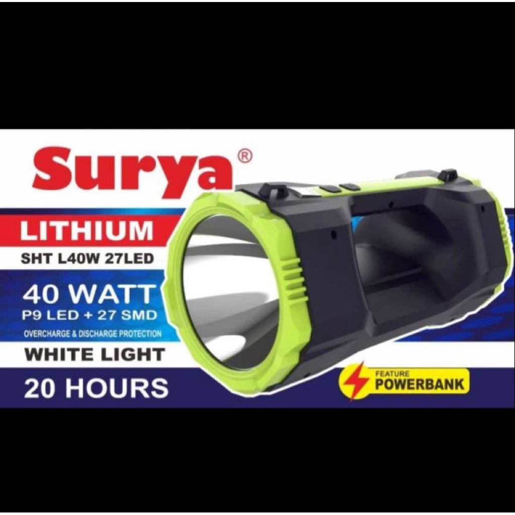 Senter Jumbo Surya SHT L40w 27Led