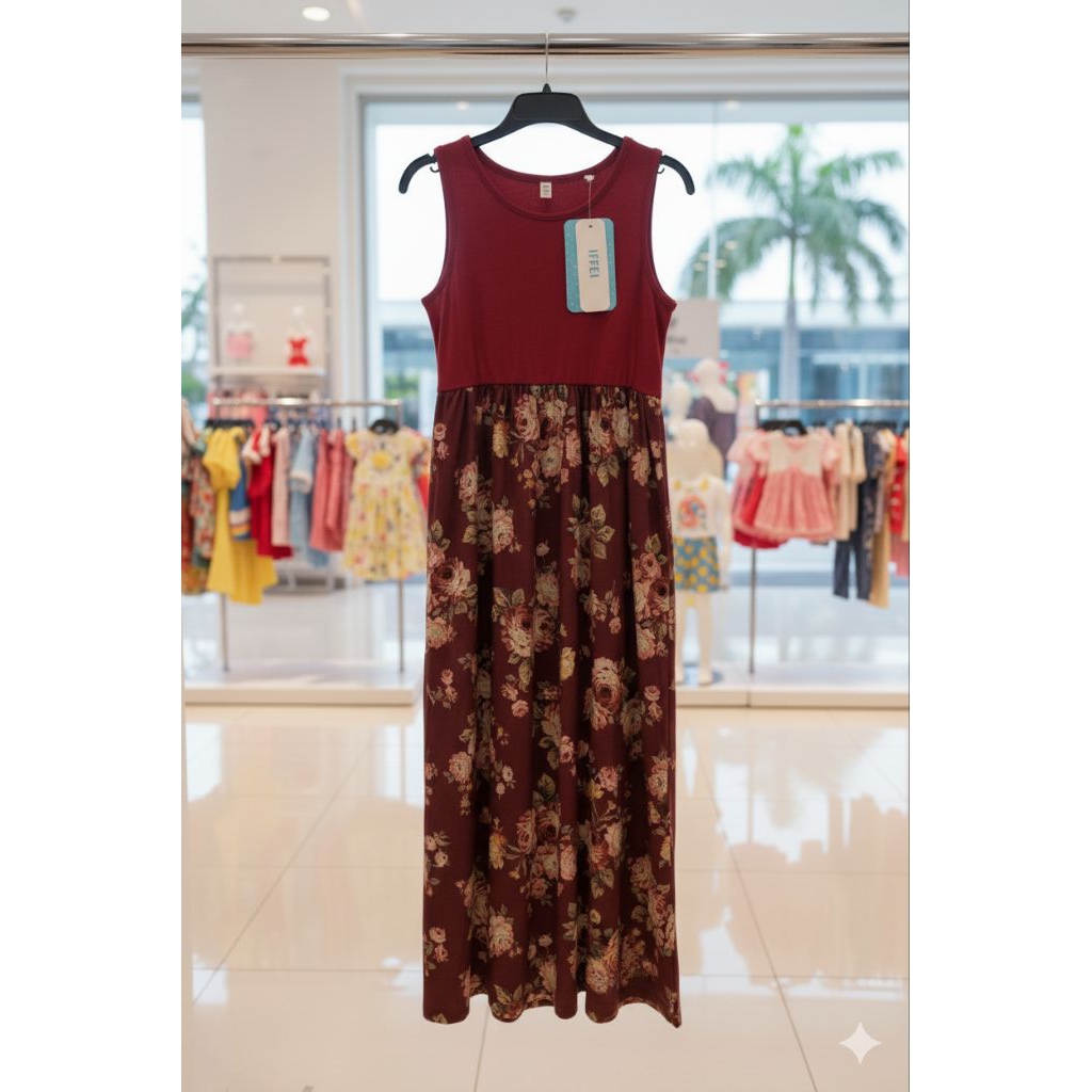 Dress Bunga Patpat | Dress kutung anak patpat