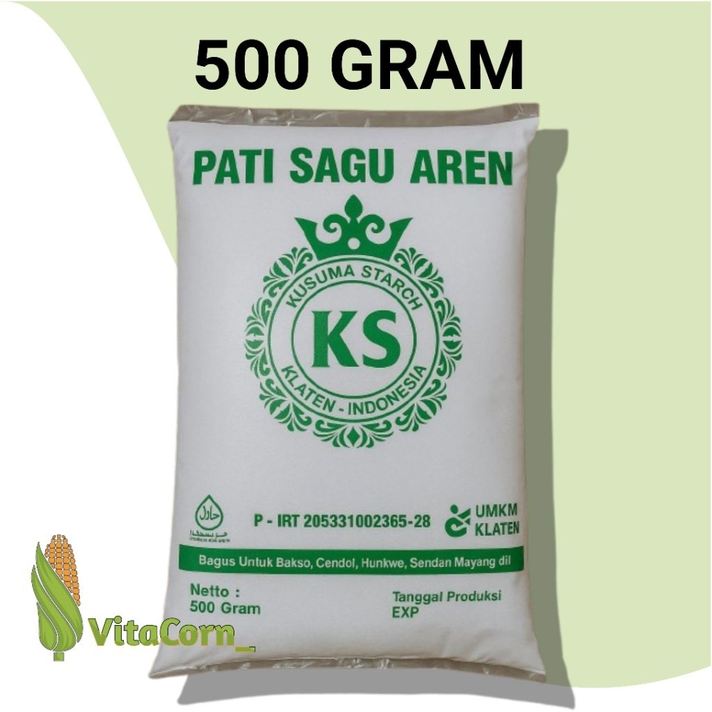 

TEPUNG SAGU Aren 500 GRAM Merk Kusuma