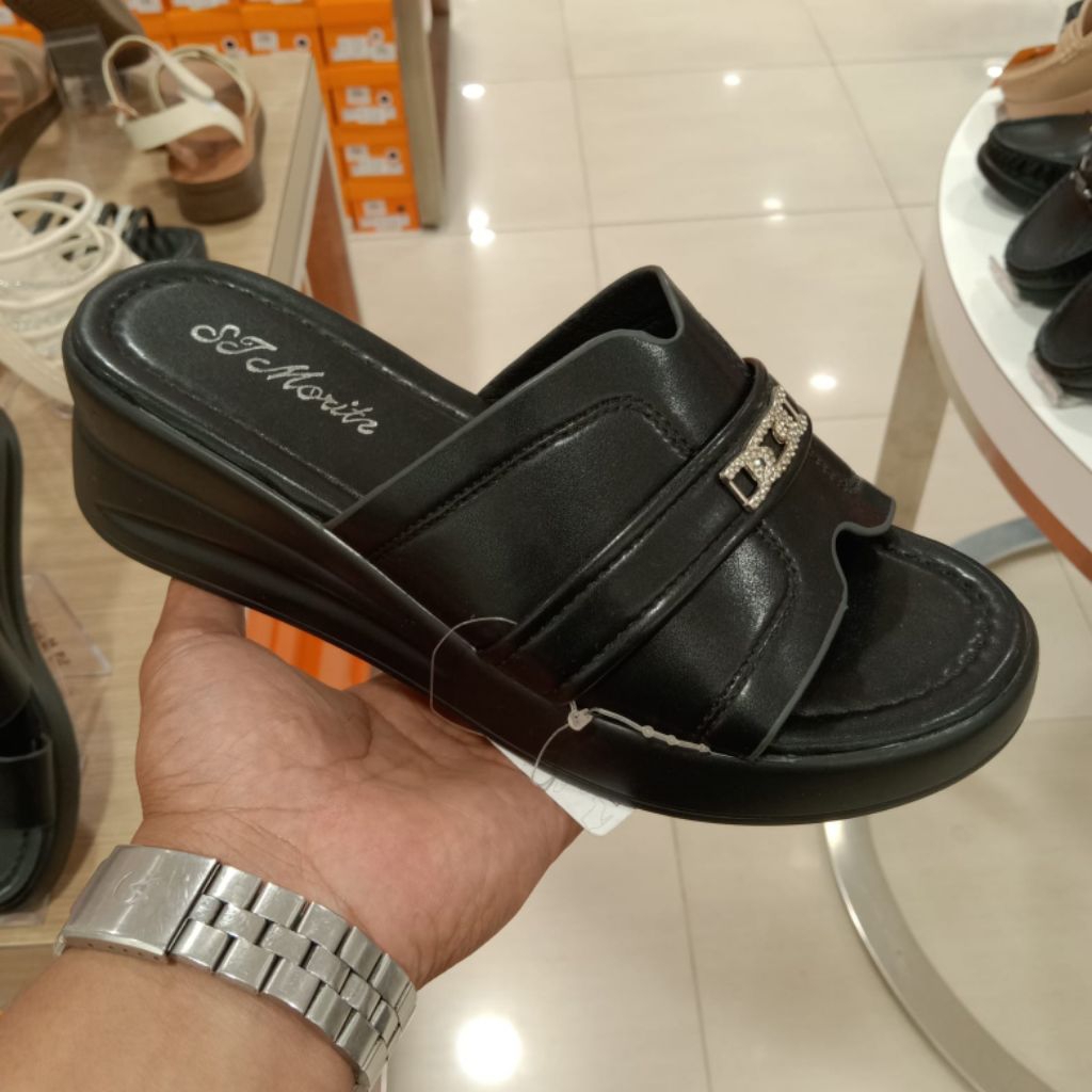 ST MORITZ SANDAL WEDGES WANITA KEKINIAN ORIGINAL