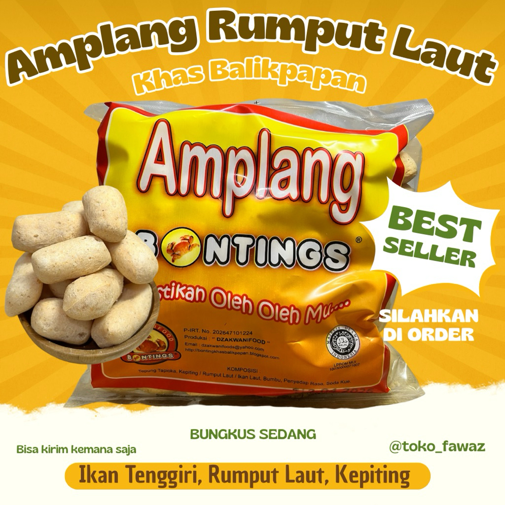 

[NEW] Amplang Original Khas Balikpapan || Bungkus Sedang