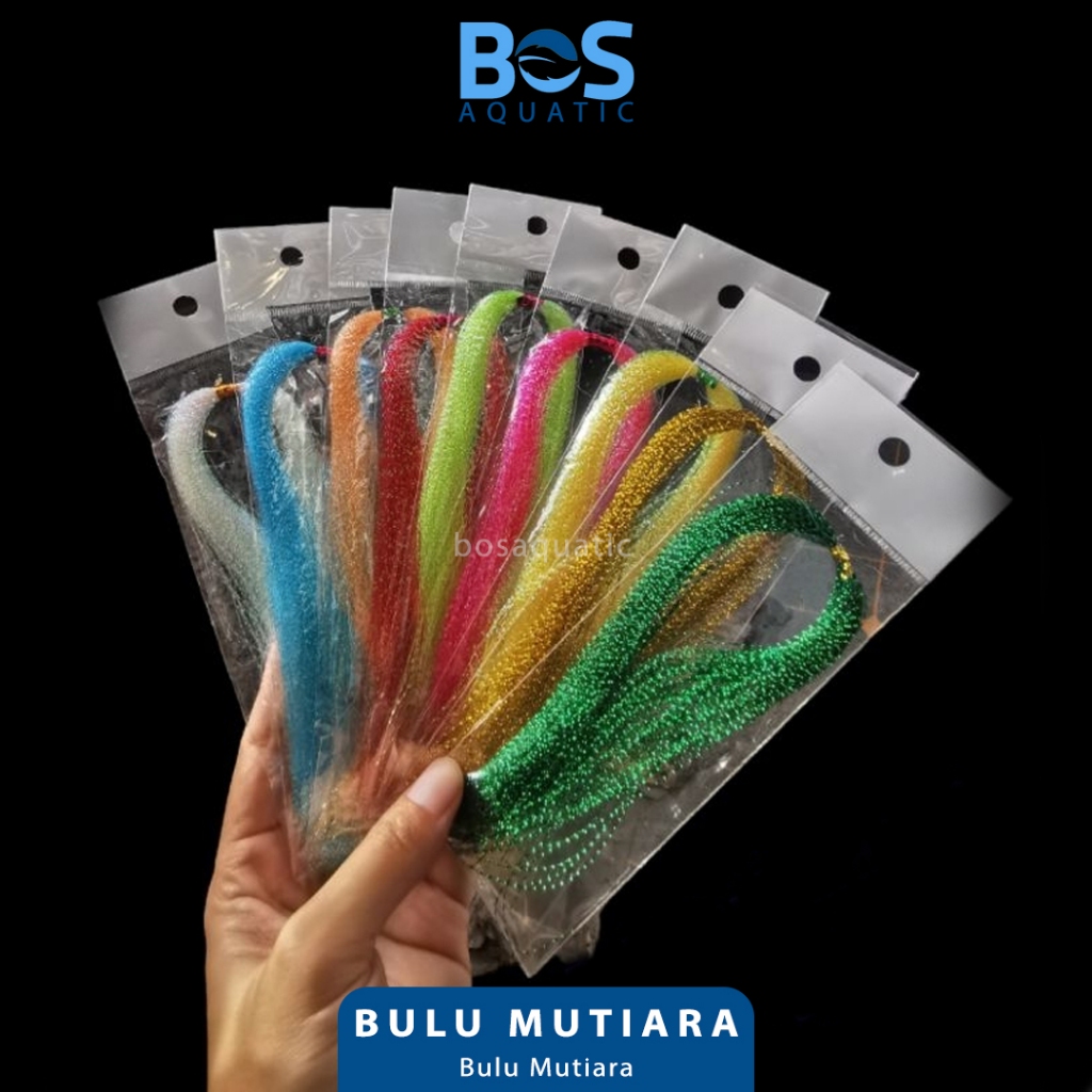 Bosaquatic - Umpan pancing Bulu mutiara assist hoks bulu mutiara sabiki bulu pancing bulu umpan panc