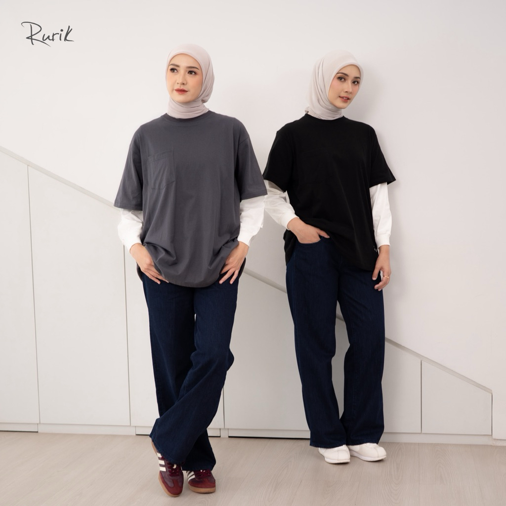 Rurik Atasan Wanita Basic Longskate Top