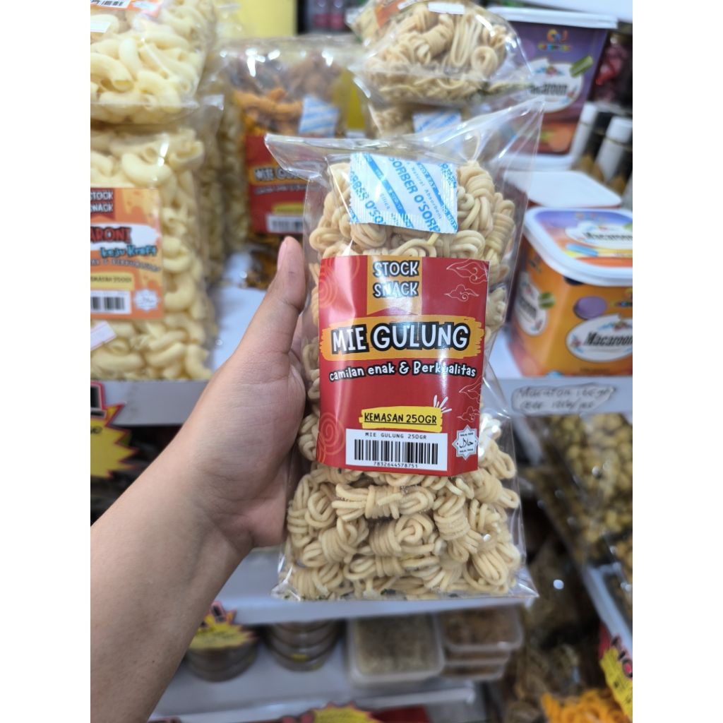 

Mie Gulung original/extra Pedas 250gr