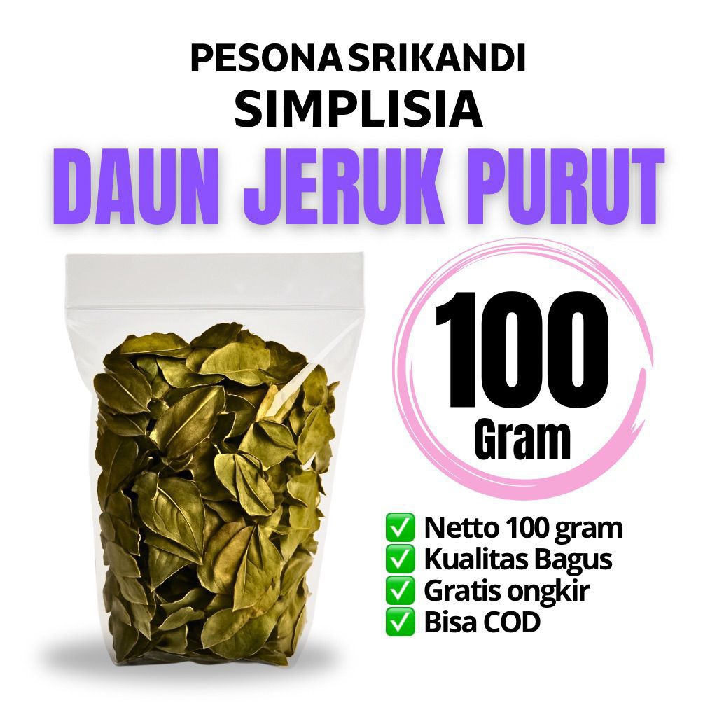 

DAUN JERUK PURUT KERING 100 GRAM PESONA SRIKANDI
