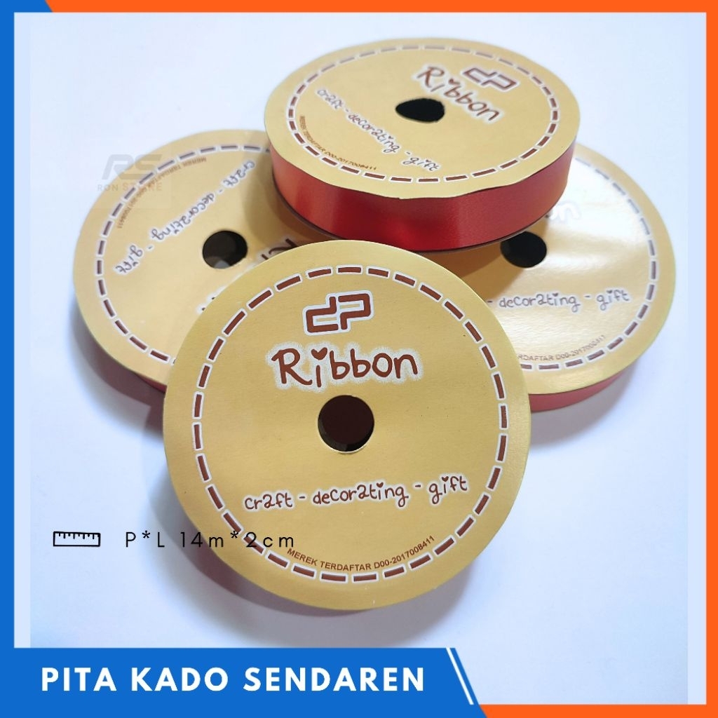 Pita kado sendaren/pita hias/pita ribbon/