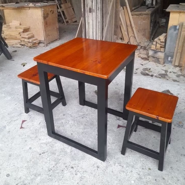 Meja kursi cafe & resto jati belanda
