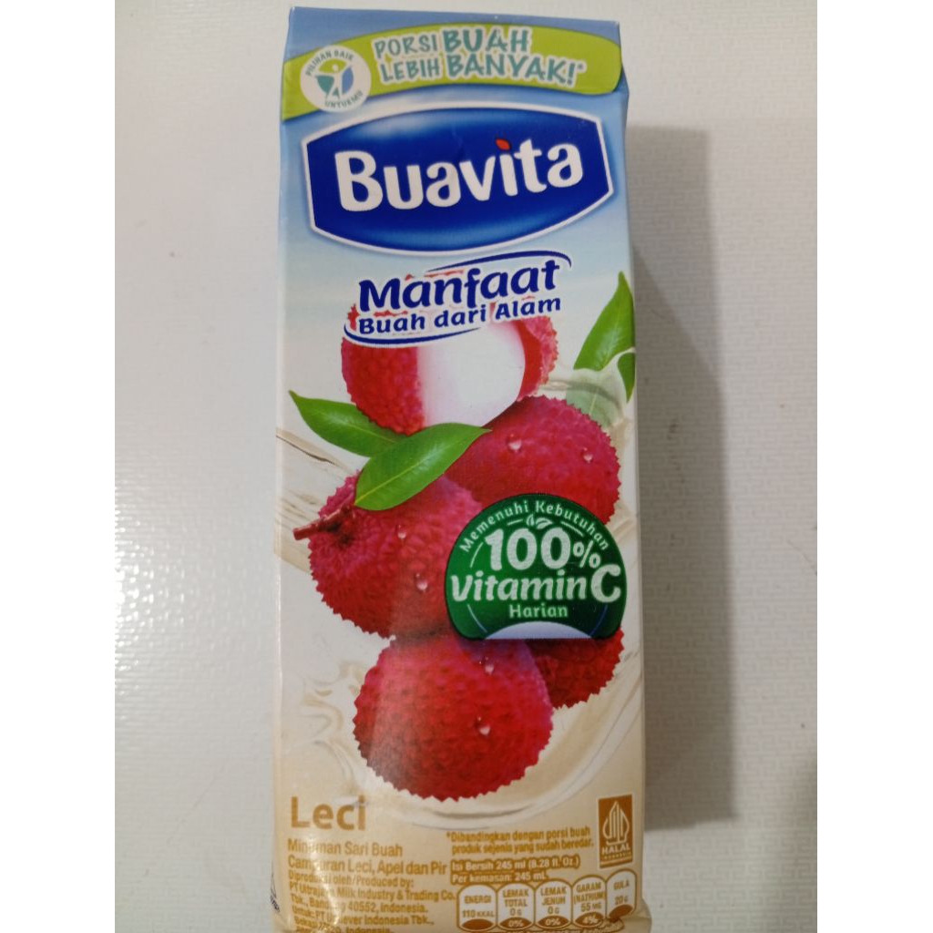 

Buavita Jus Leci 245 ml