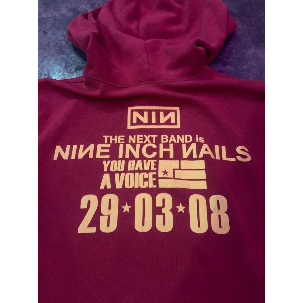 HOODIE BAND VINTAGE NINE INCH NAILS
