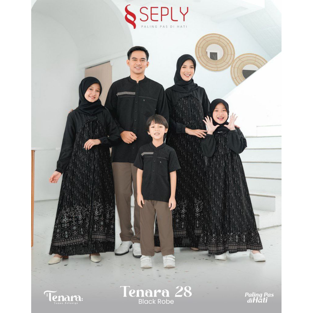 SARIMBIT SEPLY TENARA 28 BLACK ROBE / SARIMBIT SEPLY TENARA / SARIMBIT SEPLY ORIGINAL / SARIMBIT SEP