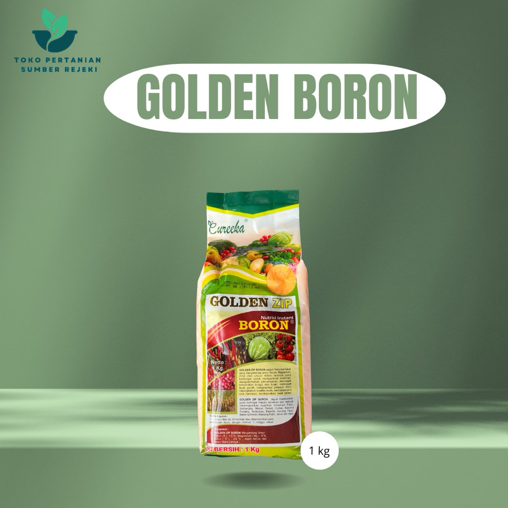 PUPUK BORON GOLDEN ZIP 1KG NUTRISI INSTAN PUPUK BORON