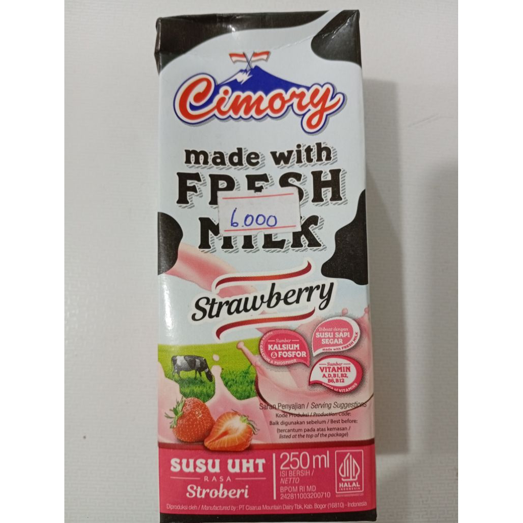 

Cimory UHT Milk Strawberry 250ml