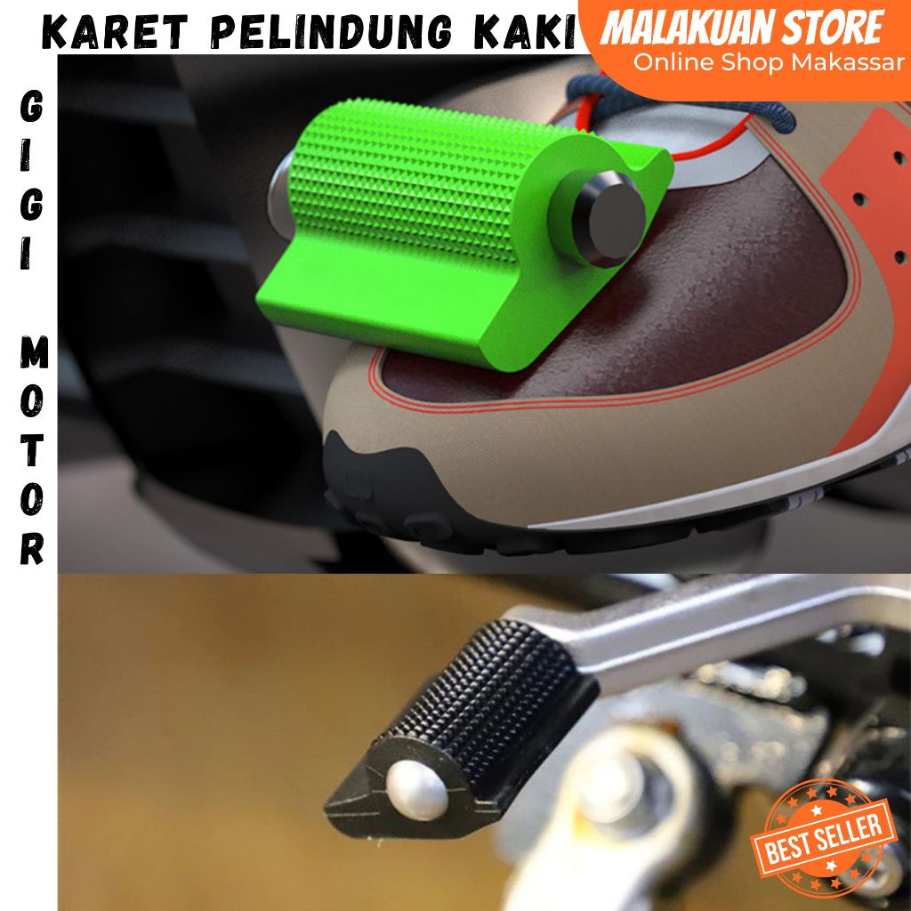 Karet Pelindung Kaki Gigi Motor / Karet Pedal Operan Gigi Motor