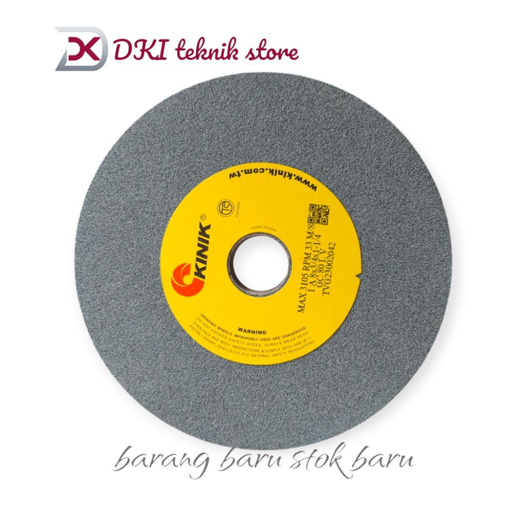 Batu Gerinda 8 Inch Kinik 8 x 3/4 x 1 1/4 Inch Batu Gerinda Duduk