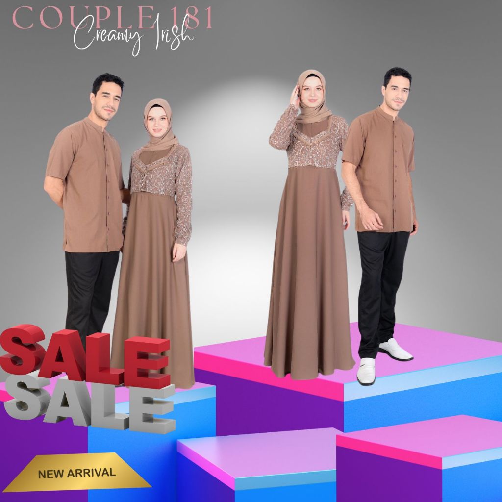 FAMSET Sarimbit Keluarga  ETHICA ROYAL COUPLE 181 CREAMY IRISH