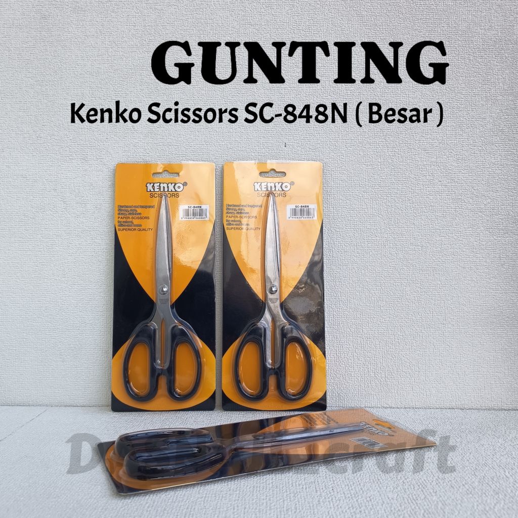 

( 1 pcs ) Gunting Kenko SC-848N Gunting Besar Kenko Scissors SC-848N Gunting Besar Gunting Kenko Besar