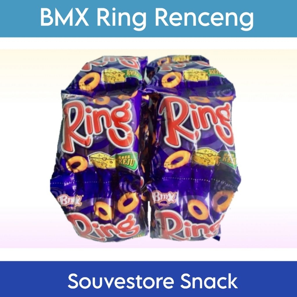 

BMX ring Snack Chiki keju renceng isi 10