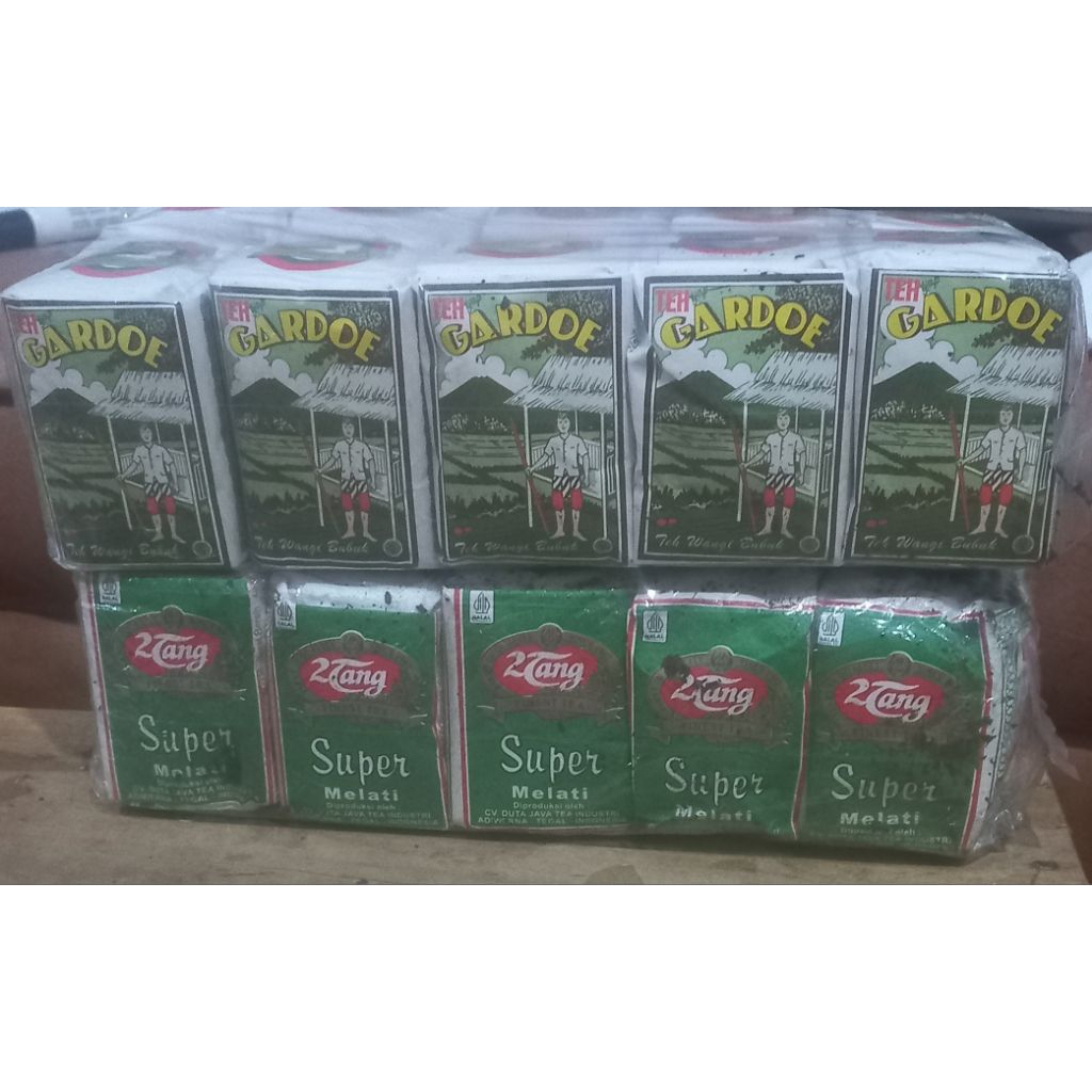 

2 pack teh racikan 2 tang hijau, gardoe , isi 20