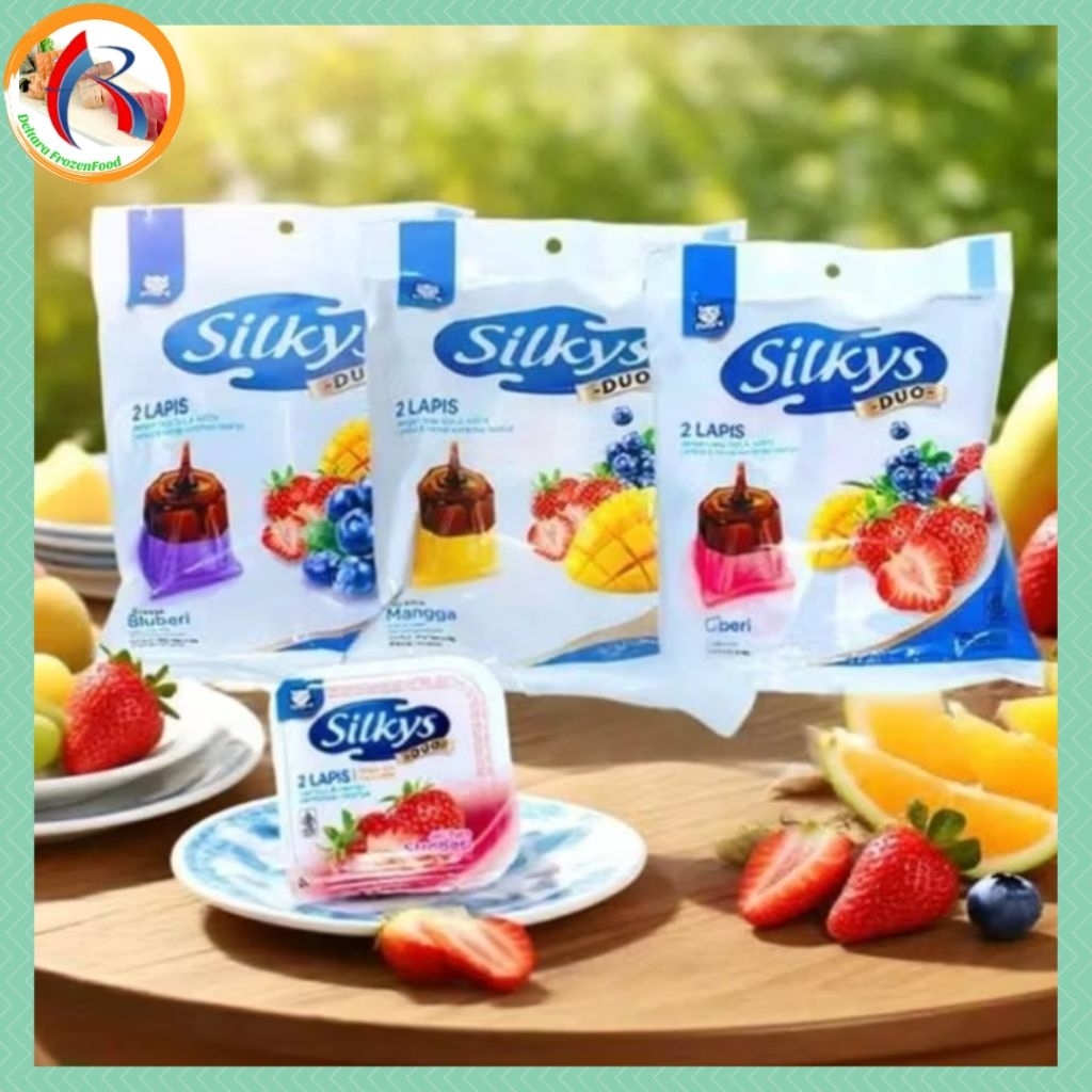 

Silky Puding Duo lapis 1 Pack isi 15 pcs || Silky Puding Es Cemil