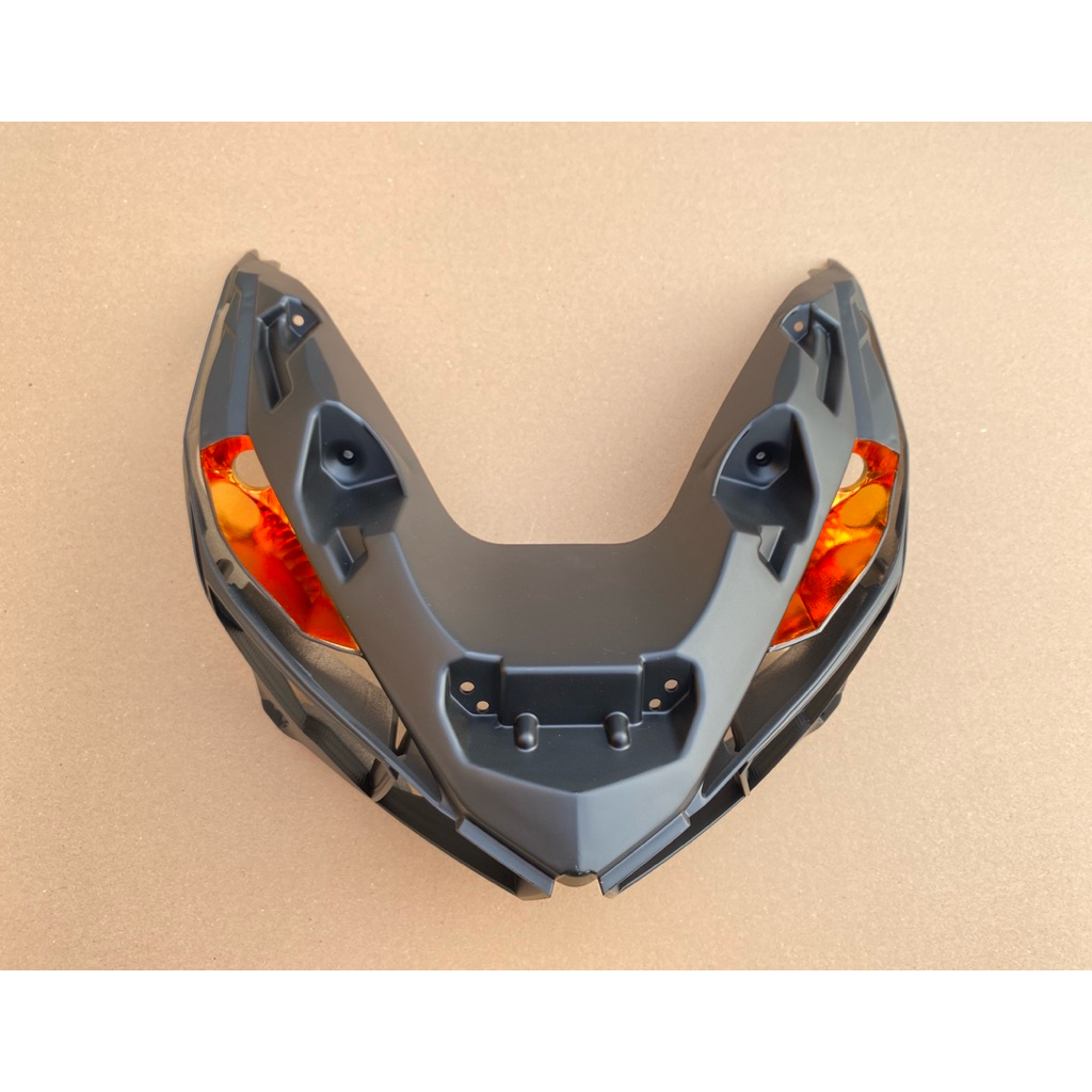 Frame Bingkai Lampu Depan Vario 125 150 Led Old Custom Black Housing Sen Smoke Original Stanley