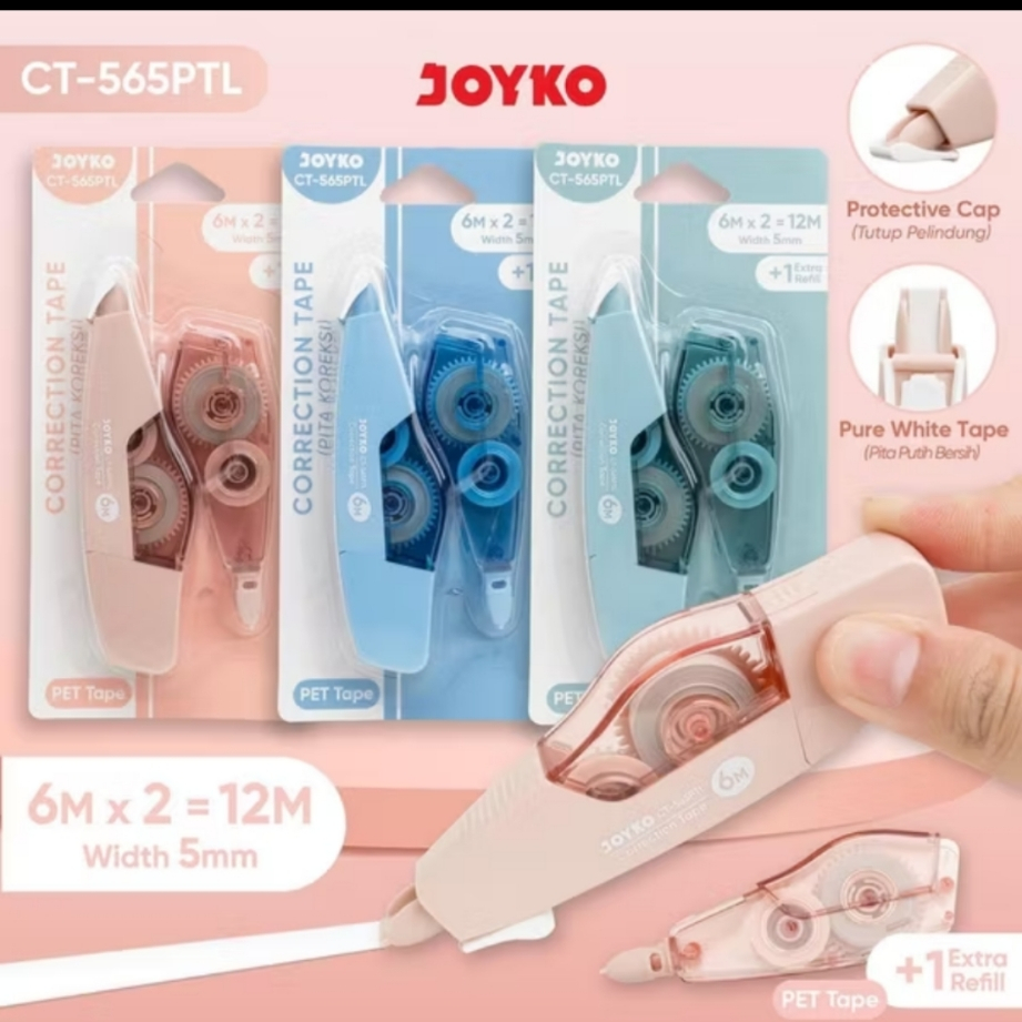 

Joyko Correction Tape Pita Koreksi CT-565PTL Extra Refill