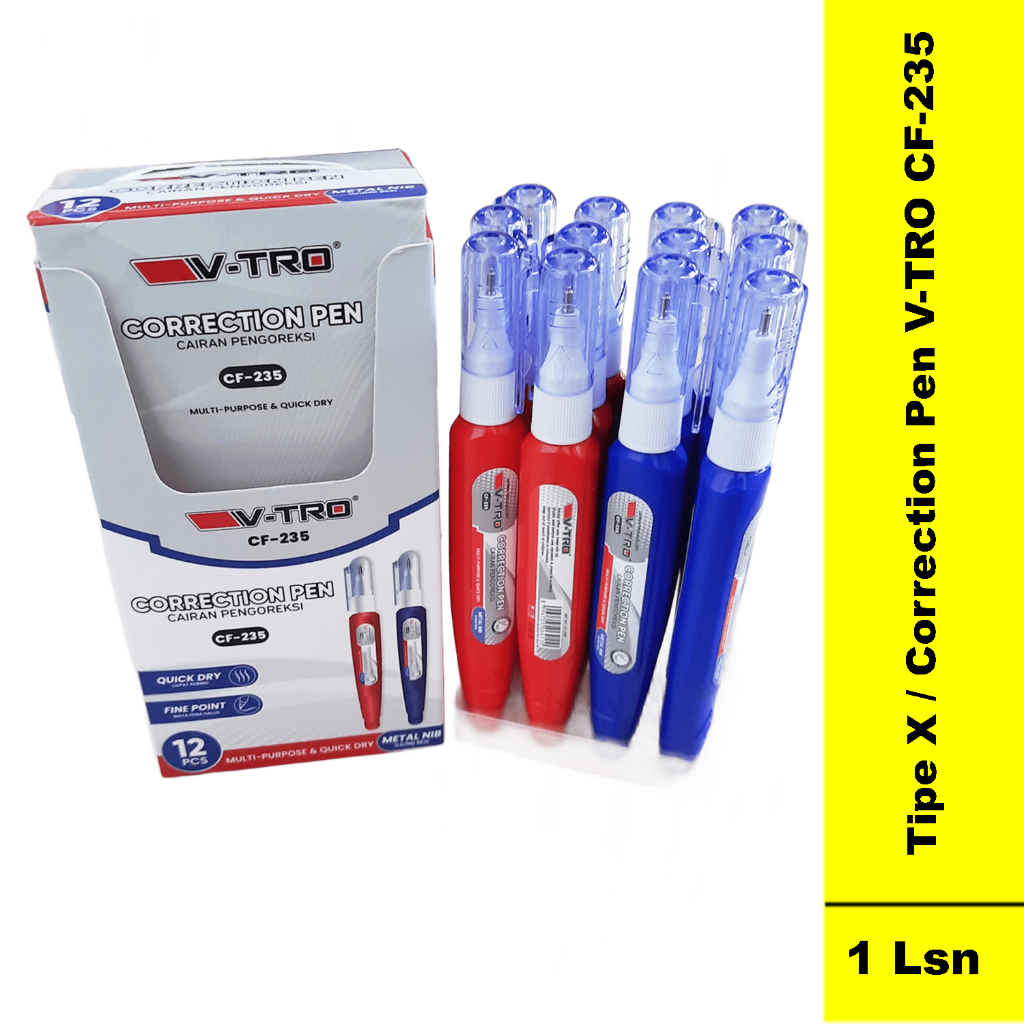 

Tipe X Cair V-Tro CF-235 / Correction Pen